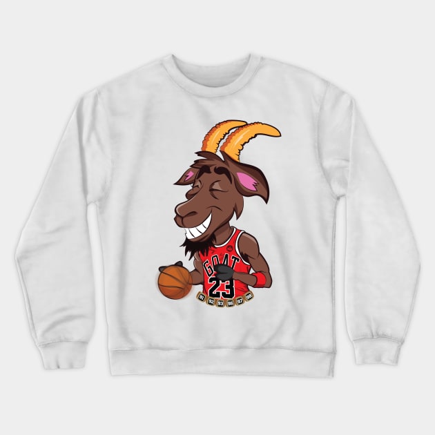 GOAT Crewneck Sweatshirt by portraiteam